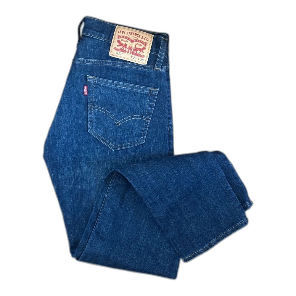 Levi's 511 Slim Fit Jeans Men's 29x30 Dark Blue Wash